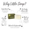 Little Soap Olive Oil Soap Bar - Mediterranean Range Bar of Soap for Sensitive Skin (Olive)