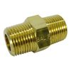 Flowbar [RoHS] Brass Hex Nipple G6N(R)-04-BS 1/2