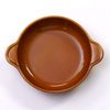 Maruyoshitouki M4782 Gratin Dish, Round Brown