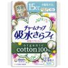 Charm Nap Absorbent and Smooth Organic Cotton, For Small Amounts, Unscented, Feathers, 0.5 fl oz (15 cc), 7.5 inches (19 cm), 24 Pieces (Urine Absorbent Napkins, Urine Spill Pad, Napkin Size, For People with Light Urine
