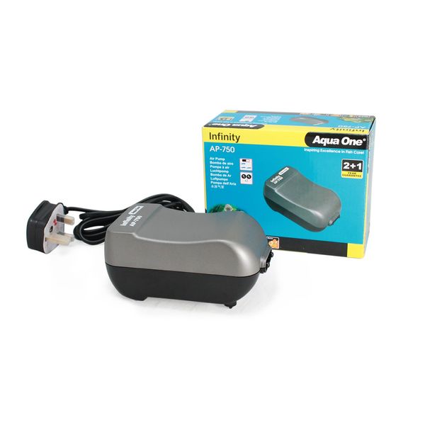 Aqua One AP750 Infinity Airpump Twin 2x200l/hr