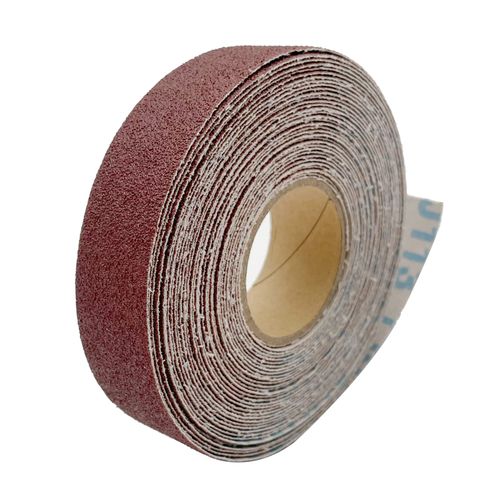 60 Grit Continuous Sandpaper Roll 2.54cm x 8m Emery Cloth Aluminium Oxide Abrasive Sandpaper Roll Drum Sander Sandpaper Rolls for Wood Furniture Finishing Metal Sanding Automotive Polishing