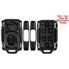 2X New Replacement Remote Key Fob Shell / CASE Compatible with & Fit for Select GM Vehicles (No Electronics or Chip Inside)
