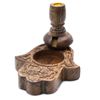Ancient Wisdom Sm Mango Wood Backflow Burner - Hamsa