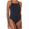 TYR Sport Women's Solid Durafast Diamondback Swim Suit,Black,36