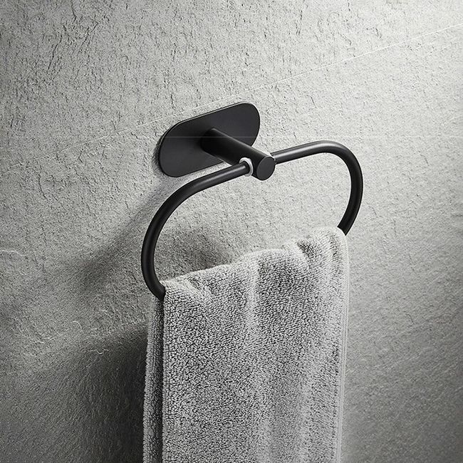 Towel Rail Without Drilling Self adhesive Stainless Steel Bathroom  Accessories 