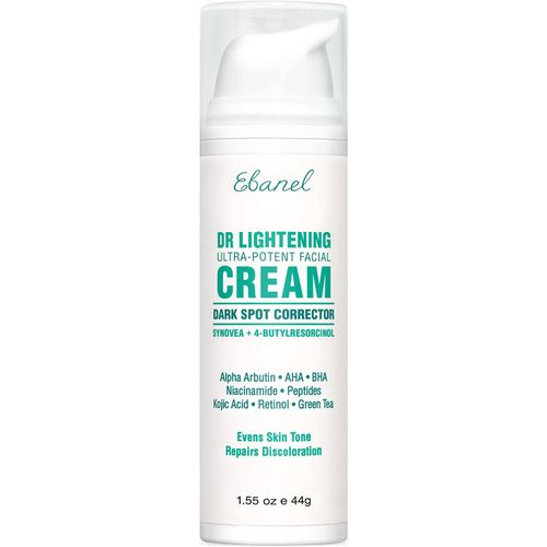 Ebanel Dark Spot Remover for Face Peel Skin Brightening Cream Melasma Hyperpigmentation Treatment Sun Spot Age Spot Freckle Remover Fade Cream, Synovea, 4-Butylresorcinol, Niacinamide, Glutathione