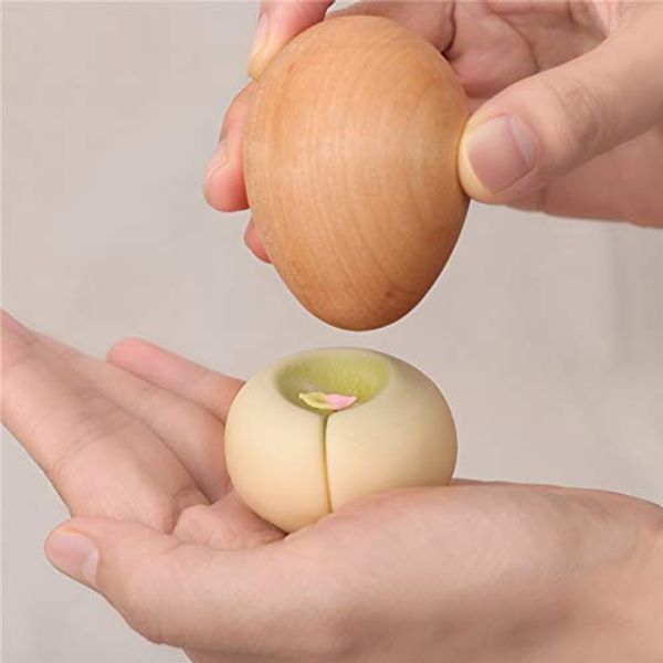 KENNKUNN Japanese Sweets Tools Egg Shape Round Press Mold (Style 2)