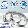 Hose Clips - Diameter Ø 40-60 mm - Width 9 mm- Set 6 Pieces - MONTERAL