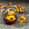 Sage's Baby Squirrel Familiar Resin Polyhedral Dice Set
