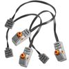 Habow Technic Power Function Control Switch - 8869 (3 Pack) Compatible with Lego Motor MOC Technical Parts