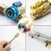 HVAC AC R134 A R12 Valve Core High & Low Pressure Quick Remover Install Tool Set