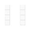 JUNG Button Set A504TSAWW Complete 4-Way JG Key