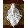 DII Basic Napkin Ring Collection, Decorative Rustic Farmhouse Style, Largest Set, Light Finish, 6 Piece