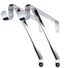 Desunia Adjustable Closet Rod & Shelf Support Bracket - Chrome - 2 Pack