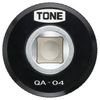 TONE Quick Adapter QA-04 1/2" Inch Drive Black