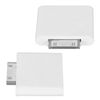 30 Pin Bluetooth Transmitter for IPod, Wireless Bluetooth 2.1 Transmitter, Plug and Play, Audio Bluetooth Adapter with 10m Range (White)