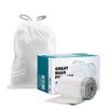 Plasticplace Custom Fit Trash Bags Compatible with simplehuman Code N, 50 Count