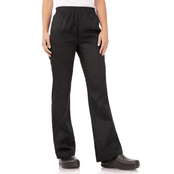 Chef Works Women's Essential Baggy Chef Pants, Black, X-Small