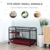 42" Rolling Pet Cage Set for Small Animals with Ramp & Water Feeder