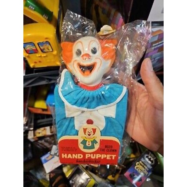 Bozo the Clown Hand Puppet Knickerbocker 1962