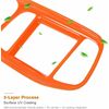 Central Control Dashboard Panel Cover Trim for Dodge Challenger 2015-2023 Orange