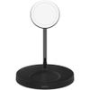 Belkin BOOSTCHARGE PRO 2-in-1 Magsafe Wireless Charger Stand - Black