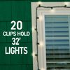 Command AW017-20NA Outdoor Light, 20 Clips