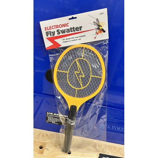 Hand Held Electronic Fly Swatter New 40122 Harbor Freight