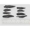 3 Pieces Large Black Kyanite Blades Premium Quality Chunky Natural Rough Wand 2" - 2.5"