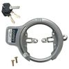 Gorin GR771-SL Dimple Key Ring Lock, Silver