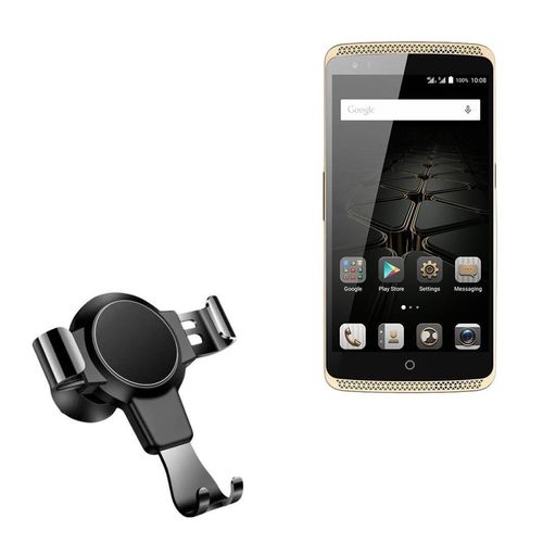 BoxWave Car Mount Compatible with ZTE Prelude 2 - X-Switch Car Mount, Air Vent Mounted Holder Simple Minimal - Jet Black