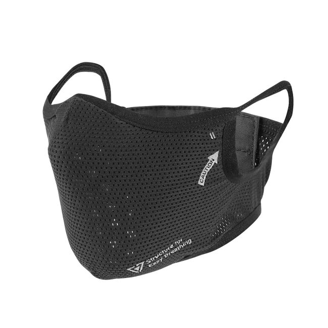 LayLax Easy Breath Face Guard, S-M, BATTLE STYLE, Airsoft, Black