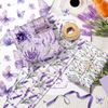 12 Sheets Blue Lavender Gift Wrapping Paper,20 x 27 inches