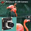 Svpro Antofocus 4K USB Camera Module with Microphone,Wide Angle USB Camera Board without Distortion,Ultra HD Industrial USB Camera wtih Sony IMX415 Sensor Windows Mac Linux Android