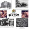 Kent 87T Graphite Handmade Folding Pocket Comb for Men, Fine Tooth Hair Comb Straightener for Everyday Grooming Styling Hair, Beard or Mustache, Saw Cut Hand Polished, Made in England (Pack of 3)