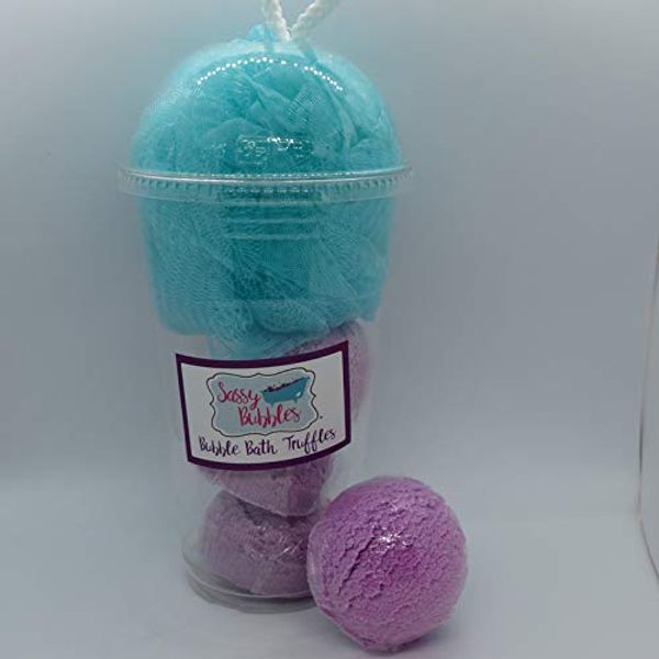 Raspberry Boom Bubble Bath Truffle Shake by Sassy Bubbles