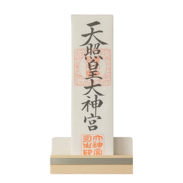 Modern Shinto Shelf "Gold Line" Silver Single Shrine Wall Hanging