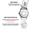 Archer Watch Straps - Canvas Quick Release Watch Bands (Sand, 18mm)