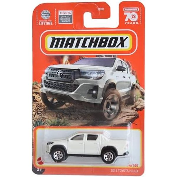 Matchbox 2018 Toyota Hilux 70 94/100 [White]