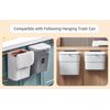 COCOYA Adhesive Hook for Hanging Trash Can, Pack of 3
