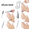 marQus Solingen Germany Manicure Sets for Women & Men with nail nippers - Quality Grooming Kit Incl. Nail Clippers & glass nail file, Nail Kit Perfect for Pedicure.