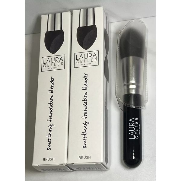 2 Laura Geller Smoothing Foundation Blender Brush NIB