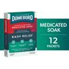 Domeboro Medicated Soak Rash Relief (Burow’s Solution) 12 Powder Packets