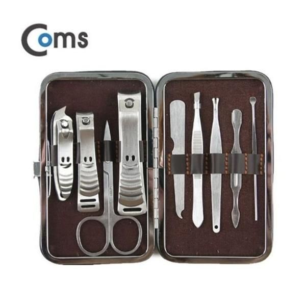 [RGO99Q34]Coms Nail Tool Set Square Pouch Nail Care Tool