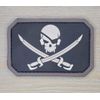 MSM PIRATE SKULL FLAG MILSPEC MONKEY TACTICAL SWAT PVC HOOK MORALE PATCH