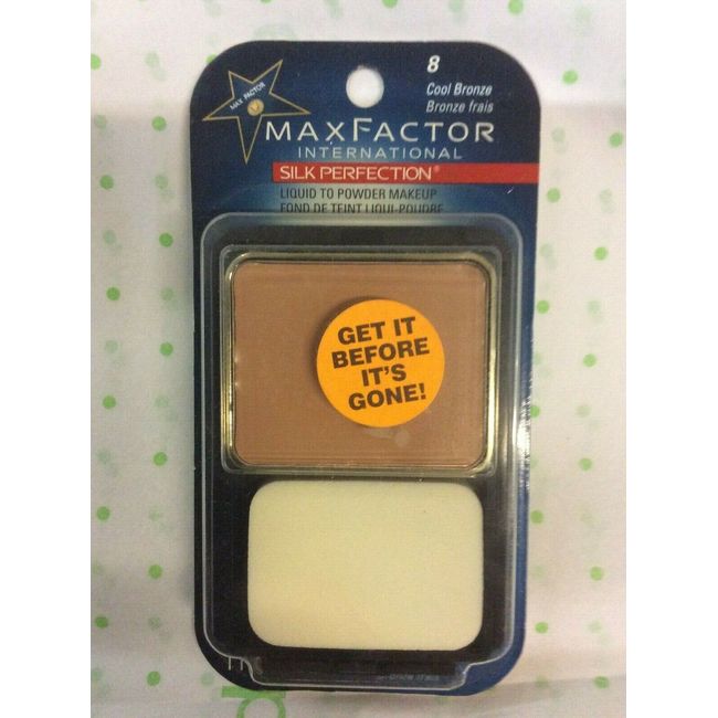 OLD PACKAGE - Max Factor Silk Perfection Makeup Foundation - Cool Bronze 008 NEW