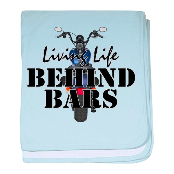 CafePress Living Life Behind Bars Baby Blanket, Super Soft Newborn Swaddle