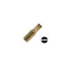 UK Drills 6 x 25mm Screwdriver Insert Bits Titanium Coated Slot x 10pcs