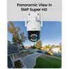 ZOSI 5MP WiFi IP Intercom Outdoor Security Camera AI human detect Night Vision